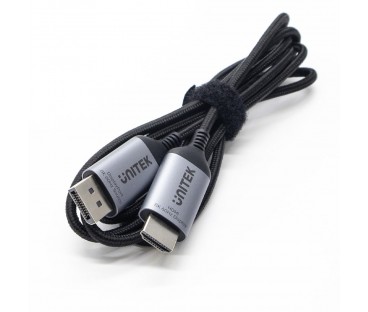Kabel DisplayPort Unitek 1.4 do HDMI 2.1, 8K, 1,8m