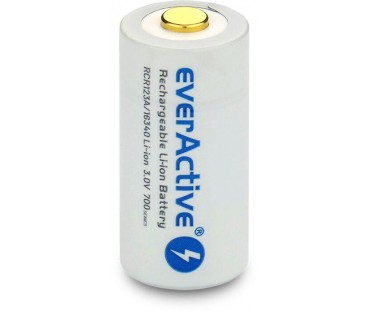 Akumulatorek 16340 / R-CR123 3V everActive 700mAh (1 szt.) z zabezpieczeniem