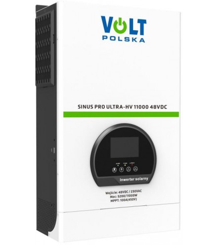 Przetwornica inwerter solarny Volt Polska SinusPro Ultra-HV 11000 48V/230V 5200/11000W 100A MPPT (450V)