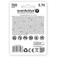 Akumulatorek 16340 / R-CR123 3,7V everActive 700mAh (1 szt.) z zabezpieczeniem