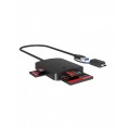 Czytnik Kart CF TF SD microSD IcyBox  Type-C+A, IB-CR302-CU3