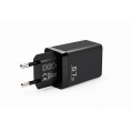 Ładowarka sieciowa Voltage GaN Charger 67W PD 3.0 QC 3.0 USB-A 2x USB-C czarna