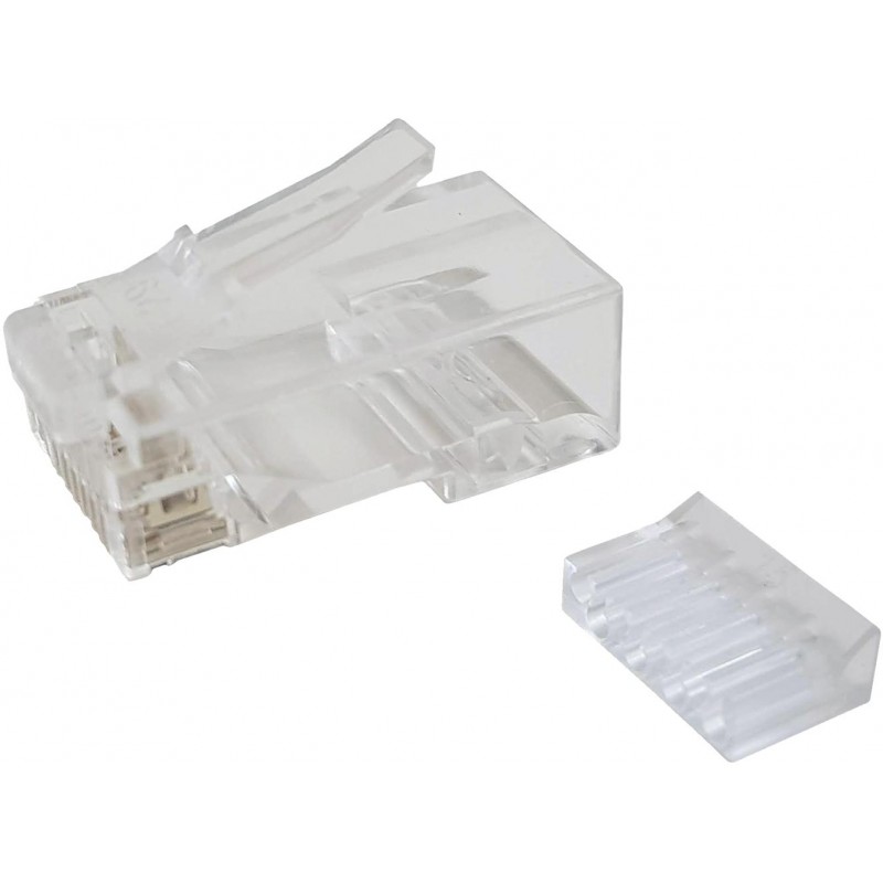 WTYK SIECIOWY KONEKTOR SOLARIX RJ45 CAT.6 UTP KRJ45/6SLD 100szt