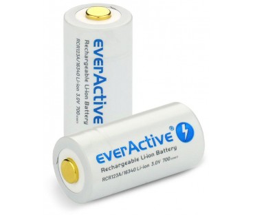 Akumulatorek 16340 / R-CR123 3V everActive 700mAh (1 szt.) z zabezpieczeniem