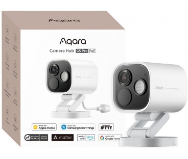 Aqara Camera Hub G5 Pro PoE Biała | Kamera IP | 1520p, Zigbee, CH-C03D