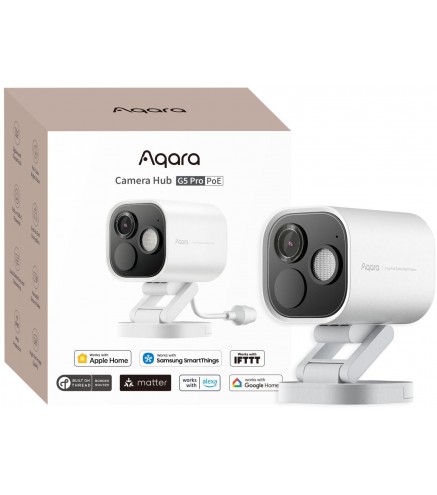 Aqara Camera Hub G5 Pro PoE Biała | Kamera IP | 1520p, Zigbee, CH-C03D