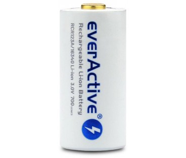 Akumulatorek 16340 / R-CR123 3V everActive 700mAh (1 szt.) z zabezpieczeniem