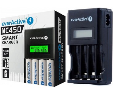 Ładowarka procesorowa do akumulatorków AA/AAA everActive NC-450 LCD