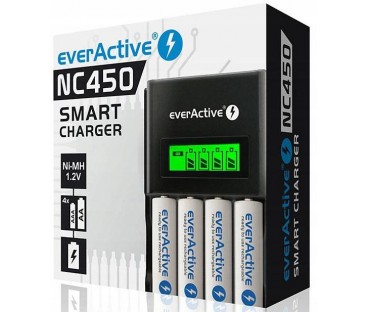 Ładowarka procesorowa do akumulatorków AA/AAA everActive NC-450 LCD