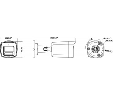 Kamera 4w1 Hikvision DS-2CE10UF3T-LS(2.8mm)
