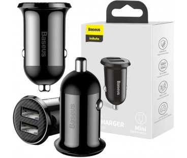 ŁADOWARKA SAMOCHODOWA Baseus Grain Pro CCALLP-01 24W 4.8A 2x USB-A