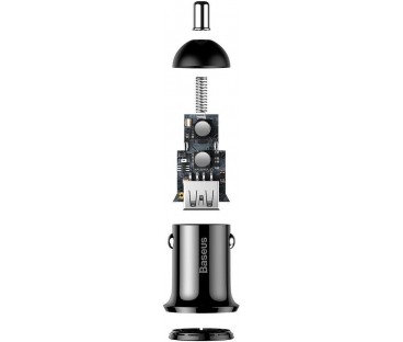 ŁADOWARKA SAMOCHODOWA Baseus Grain Pro CCALLP-01 24W 4.8A 2x USB-A