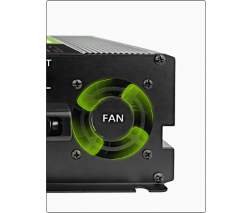 PRZETWORNICA NAPIĘCIA Green Cell PowerInverter LCD 12V / 230V 2000W/4000W CZYSTA SINUSOIDA