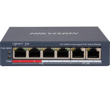 Switch Hikvision DS-3E0106P-E/M(B)