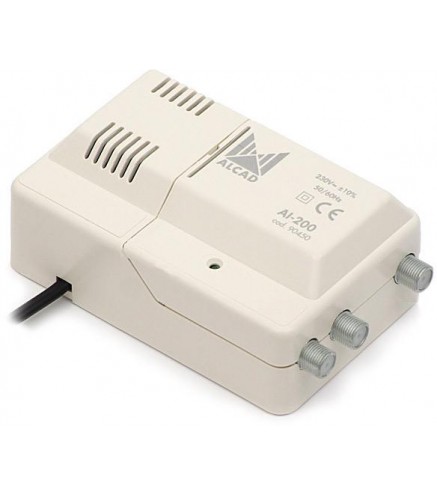 Wzmacniacz Alcad AI-200 VHF-UHF 1we/2wy szerokopasmowy