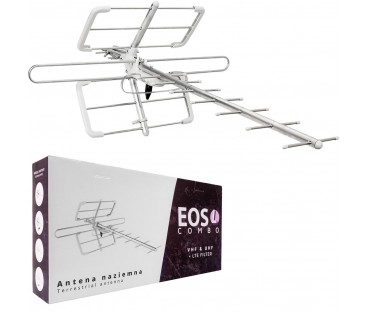 Antena DVB-T/T2 Spacetronik EOS L Combo White (pasywna)