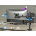 Uchwyt biurkowy przegubowy na 1 monitor Spacetronik SPA-112