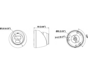 Kamera 4w1 Hikvision DS-2CE72UF3T-LS(2.8mm)