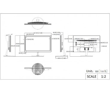 MONITOR 18.5" HIKVISION DS-D5019S0-1P0