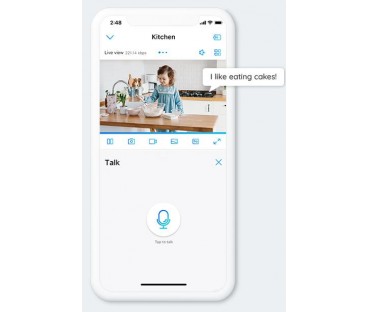 Kamera IP Reolink E340 wewnętrzna obrotowa 8MPx WiFi biała