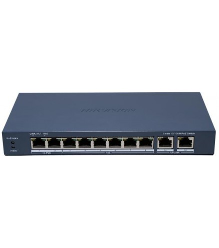 Switch Hikvision DS-3E1310HP-EI(B) Niezarządzalny | Alarmista.pl