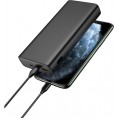 Powerbank Veger 20000 mAh 100 W PD QC 3.0 USB-A 2x USB-C czarny