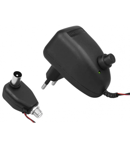 Zasilacz antenowy regulowany z gniazdem F DC 2-12V/100mA