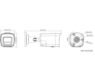 KAMERA IP HIKVISION DS-2CD1083G2-LIUF/SL 2.8mm PL