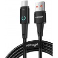 Kabel USB-A / USB-C Voltage PowerAngle 66W PD 100cm czarny