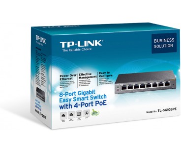 SWITCH TP-LINK TL-SG108PE 8-portowy z PoE | Alarmista.pl