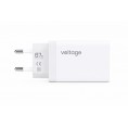 Ładowarka sieciowa Voltage GaN Charger 67W PD 3.0 QC 3.0 USB-A 2x USB-C biała