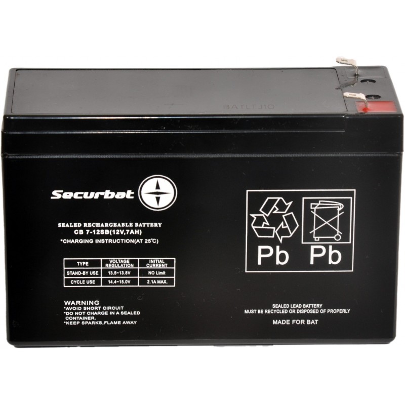 Akumulator AGM SECURBAT 12V 7Ah