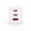 Ładowarka sieciowa Voltage GaN Charger 67W PD 3.0 QC 3.0 USB-A 2x USB-C biała