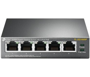 SWITCH TP-LINK TL-SG1005P 5-portowy z PoE | Alarmista.pl