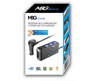 Rozdzielacz gniazda zapalniczki MBG Line HC67C