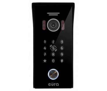 WIDEODOMOFON EURA VDP-99C5 czarny, WiFi, RFID, TUYA