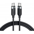 Kabel USB-C / USB-C Voltage Silicone 100W PD 100cm czarny