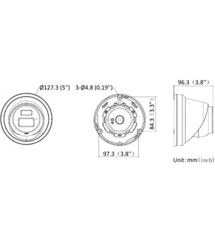 KAMERA IP HIKVISION DS-2CD2383G2-LI2U(2.8mm)(BLACK)