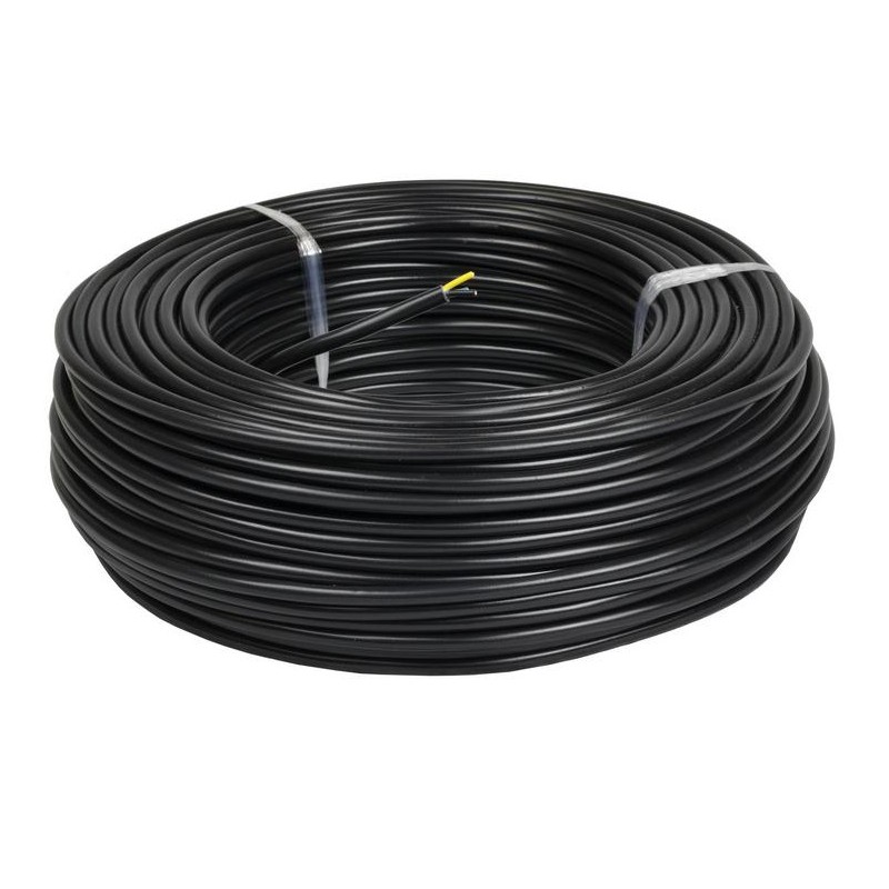 Przewód elektryczny ziemny drut YKY 0,6/1kV 3x2,5mm2 CZARNY MERCOR 100m