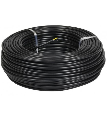 Przewód elektryczny ziemny drut YKY 0,6/1kV 3x2,5mm2 CZARNY MERCOR 100m