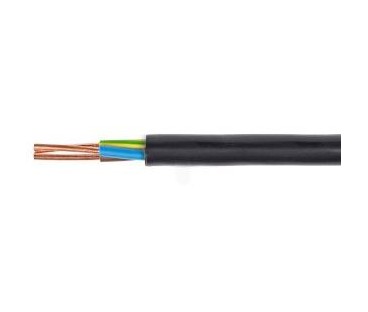 Przewód elektryczny ziemny drut YKY 0,6/1kV 3x2,5mm2 CZARNY MERCOR 100m