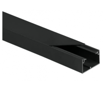 Listwa elektroinstalacyjna kpl. CZARNY CLS 40x25 2m | Alarmista.pl
