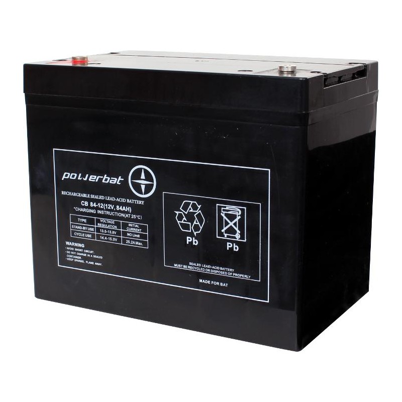 Akumulator AGM Powerbat 12V 84Ah