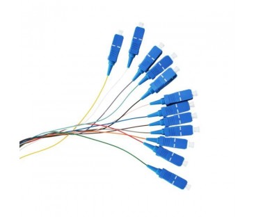 12X PIGTAIL SC/UPC SM G657A2 GOLD zestaw 12x 2m