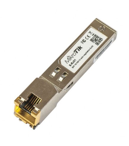 MODUŁ SFP MIKROTIK S-RJ01 10/100/1000M | Alarmista.pl