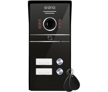 WIDEODOMOFN EURA VDP-80C5 2-rodzinny, biały | Alarmista.pl