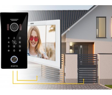 WIDEODOMOFON EURA VDP-99C5 biały, WiFi, RFID, TUYA