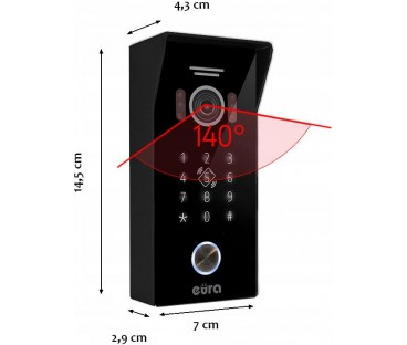 WIDEODOMOFON EURA VDP-99C5 WiFi RFID | Alarmista.pl