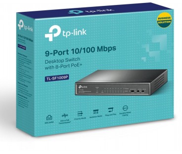 SWITCH TP-LINK TL-SF1009P 9-portowy z PoE | Alarmista.pl