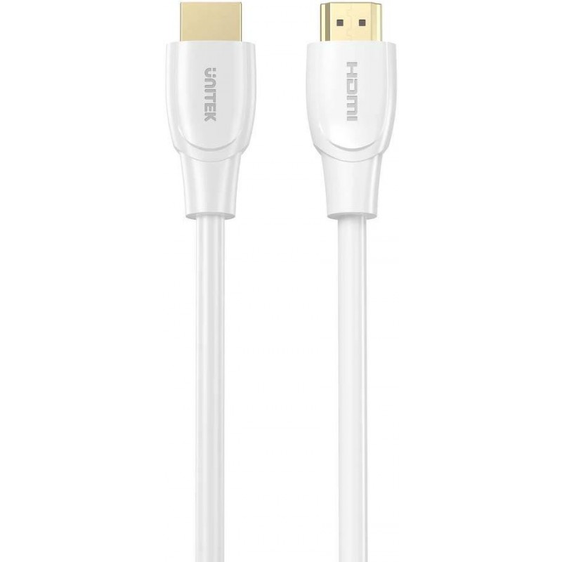 Kabel HDMI Unitek 2.1 8K HDR biały 0,3m